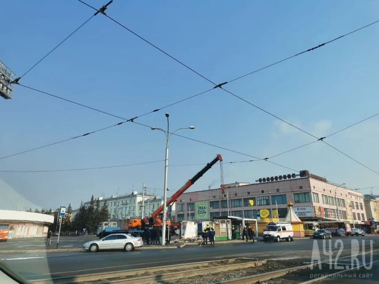 Фото: В центре Кемерова снесли популярную шашлычную 2