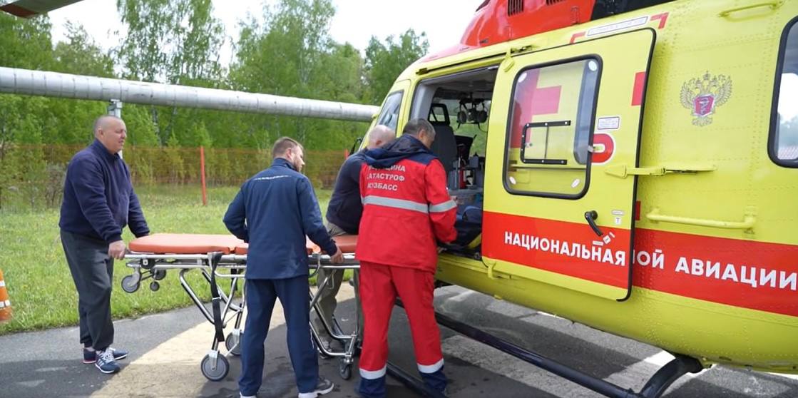 В Кузбассе санавиация спасла 90 человек, в том числе четырёх детей