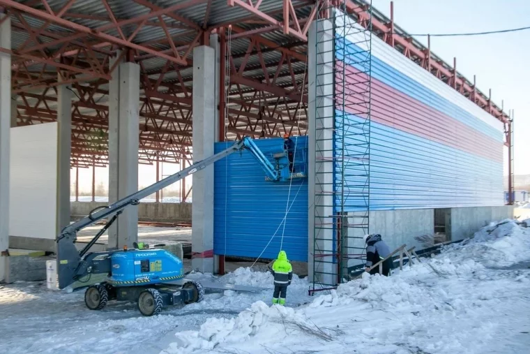 Фото: Губернатор Кузбасса показал ход строительства мусороперерабатывающего комплекса 4
