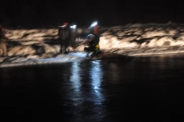 Фото: 15 кузбассовцев участвовали в спасении двух тонущих в реке лосей 3