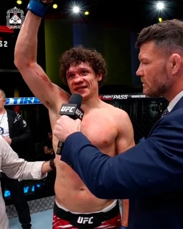 Фото: «Бачатский, мы в Лас-Вегасе»: боец UFC из Кузбасса Роман Копылов нокаутировал американца на последней секунде боя 1