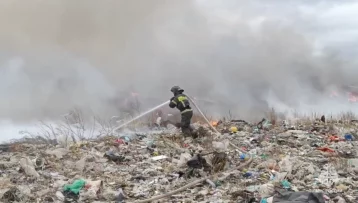Фото: В Чите полигон ТБО горит на площади 2000 квадратных метров 1