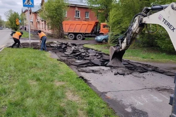 В Кемерове стартовал ремонт улицы Веры Волошиной