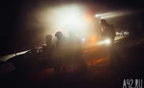 «Горят дома»: крупный пожар под Кемеровом сняли на видео