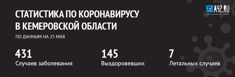 Фото: Коронавирус в Кемеровской области: актуальная информация на 25 мая 2020 года 1