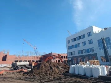 Фото: Замгубернатора Кузбасса рассказал о ходе строительства новой школы в Кемерове 1