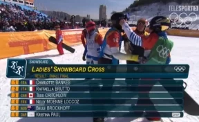 Кузбасская спортсменка заняла 12 место в сноуборд-кроссе на Олимпиаде-2018