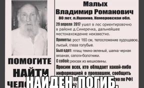 В Кузбассе пропавшего 80-летнего пенсионера нашли мёртвым
