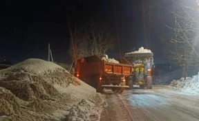 Из Кемерова за сутки вывезли почти 27 тысяч кубометров снега