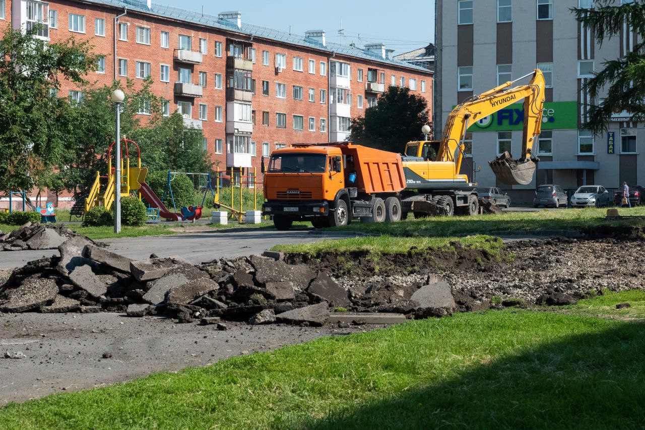 В Кемерове стартовал ремонт общественного пространства в Кировском районе