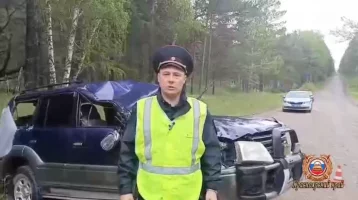 Фото: В Красноярском крае школьник попал в ДТП на трассе на автомобиле матери 1