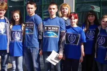 Фото: В Кузбассе провели тематическую акцию «Час Земли» 1