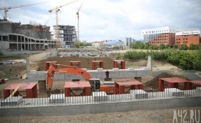 «Завершились монолитные работы»: власти Кемерова рассказали о строительстве Театрального моста