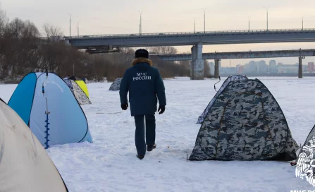 МЧС: в Кузбассе заработали две ледовые переправы