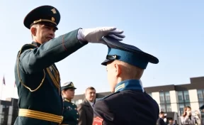 Посвящение в кадеты в Кемеровском президентском кадетском училище 