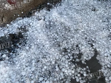 Фото: Крупный град и штормовой ветер обрушились на Кузбасс  3