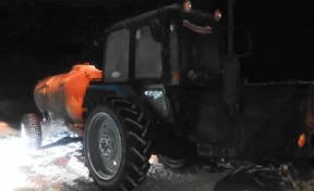 Пьяный кузбассовец угнал трактор за 1 млн рублей
