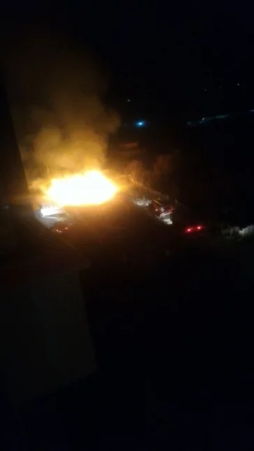 Фото: Пожар в садовом доме в Кемерове попал на видео 2