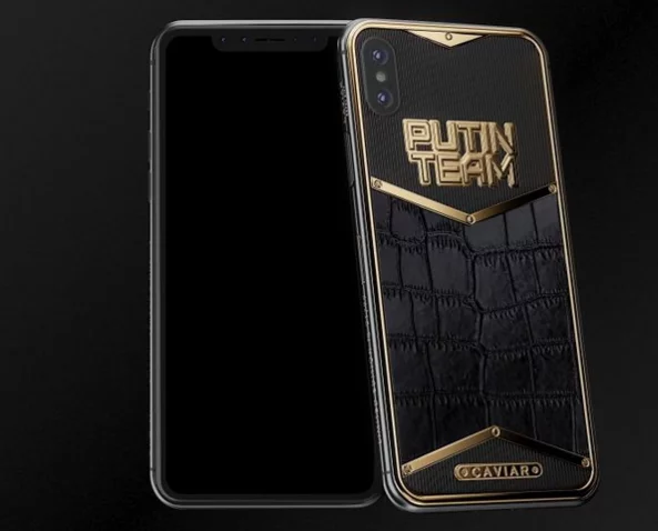 Фото: Выпущен люксовый iPhone X в поддержку Путина 2