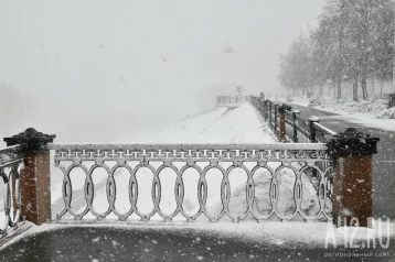 Фото: Кузбассовцев предупреждают о снегопадах и морозах 1