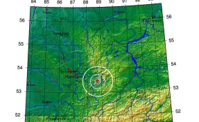 На юге Кузбасса утром 15 апреля произошло землетрясение