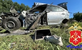 14-летний кузбассовец устроил ДТП на трассе, погиб он и его 17-летняя пассажирка