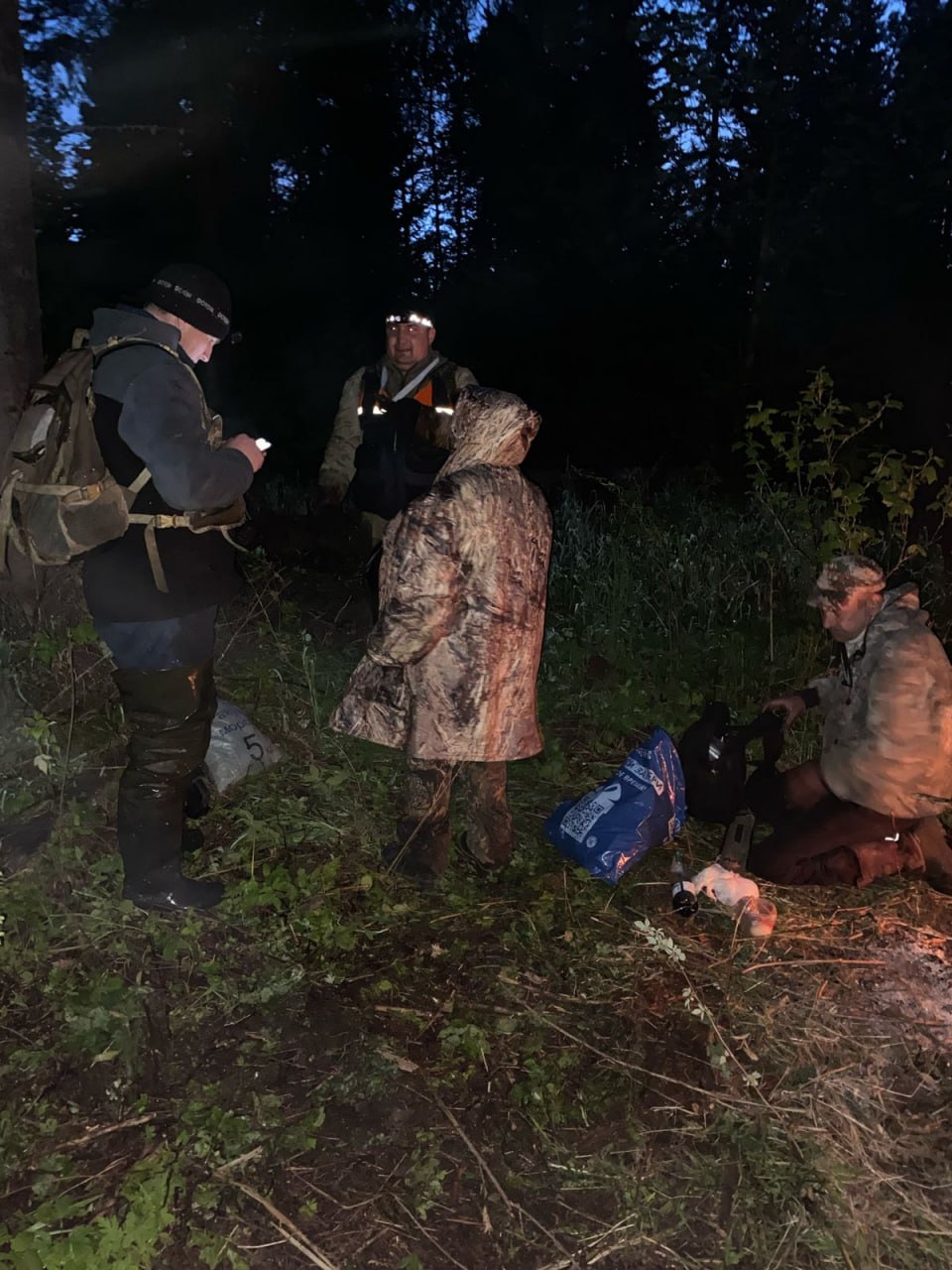 В Кузбассе спасатели помогли выбраться из леса ещё двум заблудившимся собирателям колбы