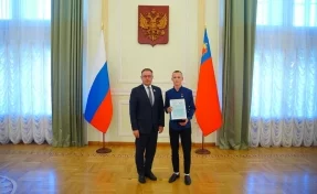 Губернатор Кузбасса наградил 9-классника за спасение тонувшего 7-летнего ребёнка