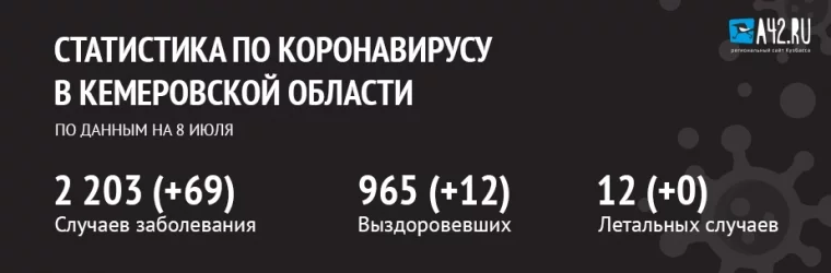 Фото: Коронавирус в Кемеровской области: актуальная информация на 8 июля 2020 года 1