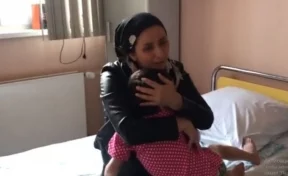 Искалеченная девочка из Ингушетии встретилась с мамой