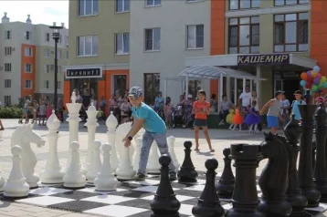 Фото: В Кемерове появились уличные шахматы 1