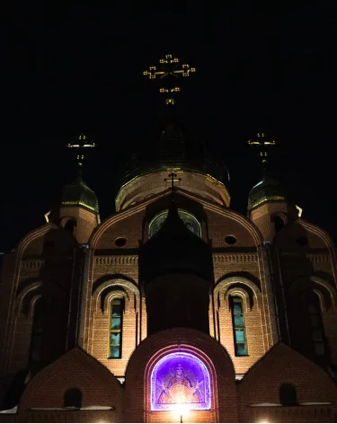 После рождественского богослужения кемеровчан развезут от Знаменского собора