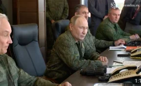 Путин в военной форме прибыл на полигон Мулино в Нижегородской области