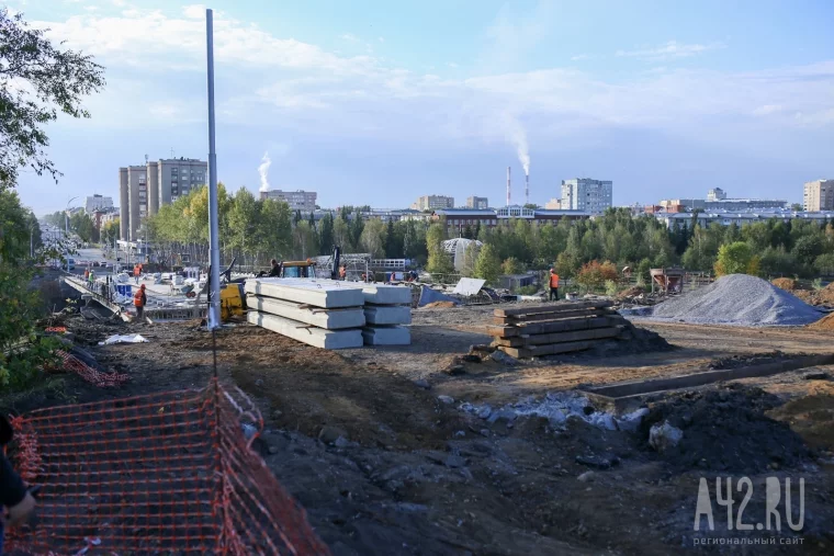 Фото: Красноармейский мост, парк Жукова и памятник Масалову: стройки Кемерова, которые завершатся до конца 2022 года 1