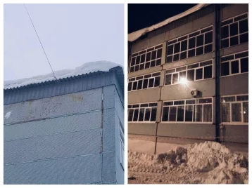 Фото: В Кемерове крышу школы почистили от снега после вмешательства прокуратуры 1