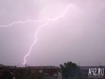 Фото: Соцсети: молния ударила в велосипедиста в Кемерове 1