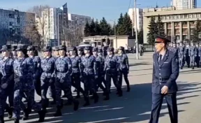 В Новокузнецке прошла репетиция Парада Победы