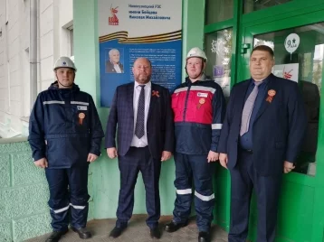 Фото: Новокузнецкому району электрических сетей присвоено почётное имя ветерана ВОВ Николая Бойцова 1