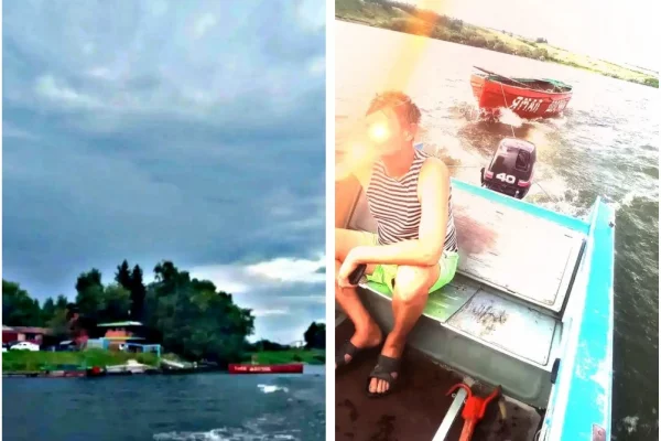 Застрял в непогоду: в Кузбассе спасатели эвакуировали мужчину из вод Беловского моря