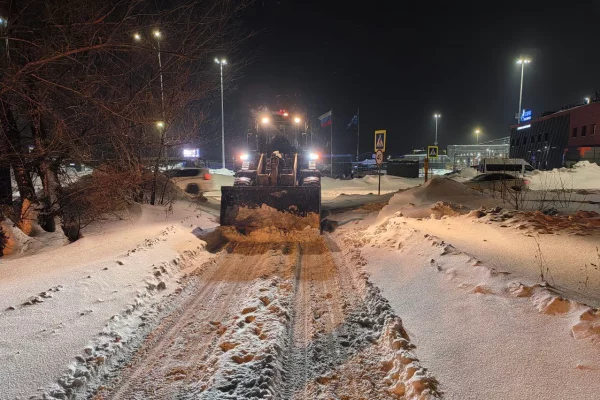 Мэрия: за сутки с улиц Кемерова вывезли 14,5 тысячи кубометров снега