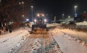 Мэрия: за сутки с улиц Кемерова вывезли 14,5 тысячи кубометров снега