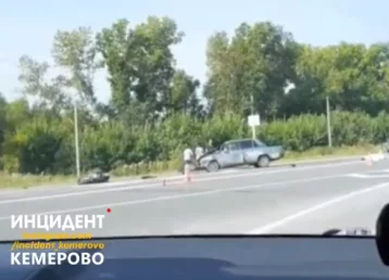 Фото: Мотоциклист погиб в ДТП на кузбасской трассе 1