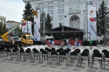 Фото: Площадь Советов в Кемерове готовят к проведению Дней Москвы 1