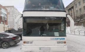 В Кемерове сотрудники ГИБДД задержали автобус с нелегалами