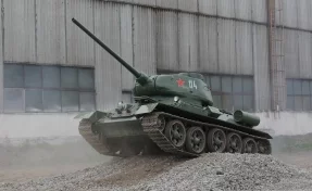 В Новокузнецке завершили восстановление танка Т-34 для Парада Победы