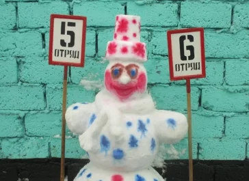 Фото: В кузбасской колонии прошёл конкурс на лучшего снеговика 2