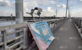 В Кемерове с Кузнецкого моста исчезли баннеры с гербами городов. Власти объяснили ситуацию