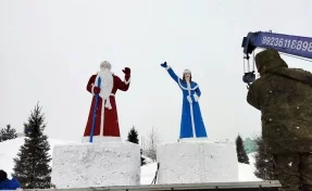 Первый районный снежный городок в Кемерове откроется в Лесной Поляне