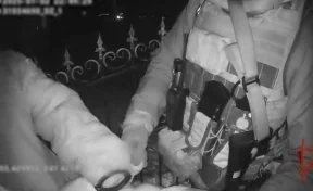 Опубликовано видео задержания «Деда Мороза», подозреваемого в убийстве бизнесмена в Чувашии