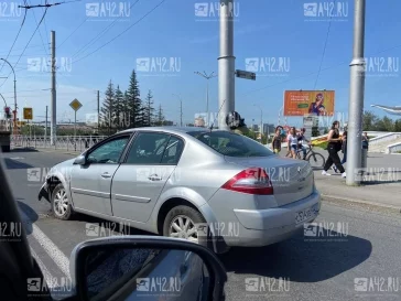 Фото: В центре Кемерова произошло жёсткое столкновение автомобилей 3